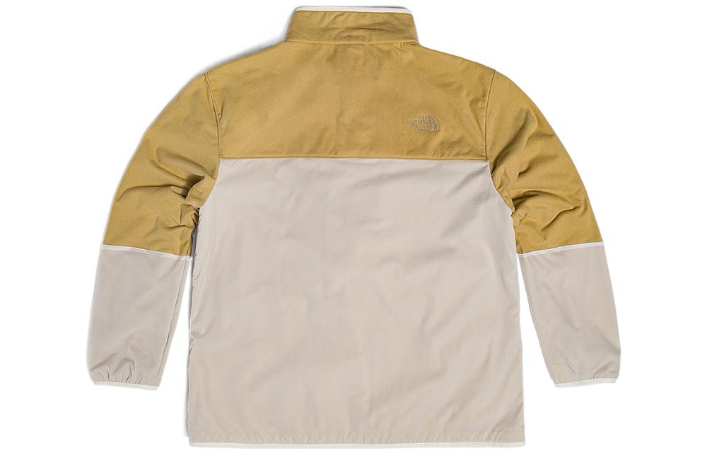 THE NORTH FACE Fleece Tops Men’s Yellow Stand Collar Moderate