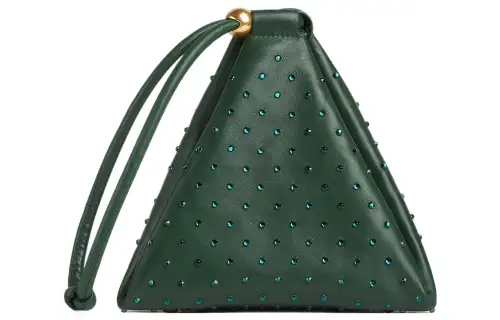 Bottega Veneta Lambskin Clutch Small Women's Jasper
