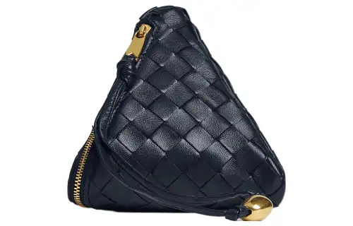 Bottega Veneta Sheepskin Clutch Mini Women's Space Gray