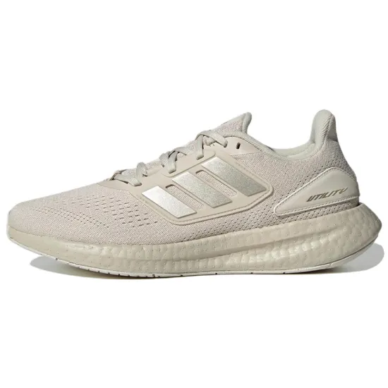 Adidas Pureboost Go 22 Running Shoes Unisex Low-top White/beige/silver