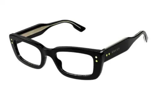 stud-detail rectangle glasses