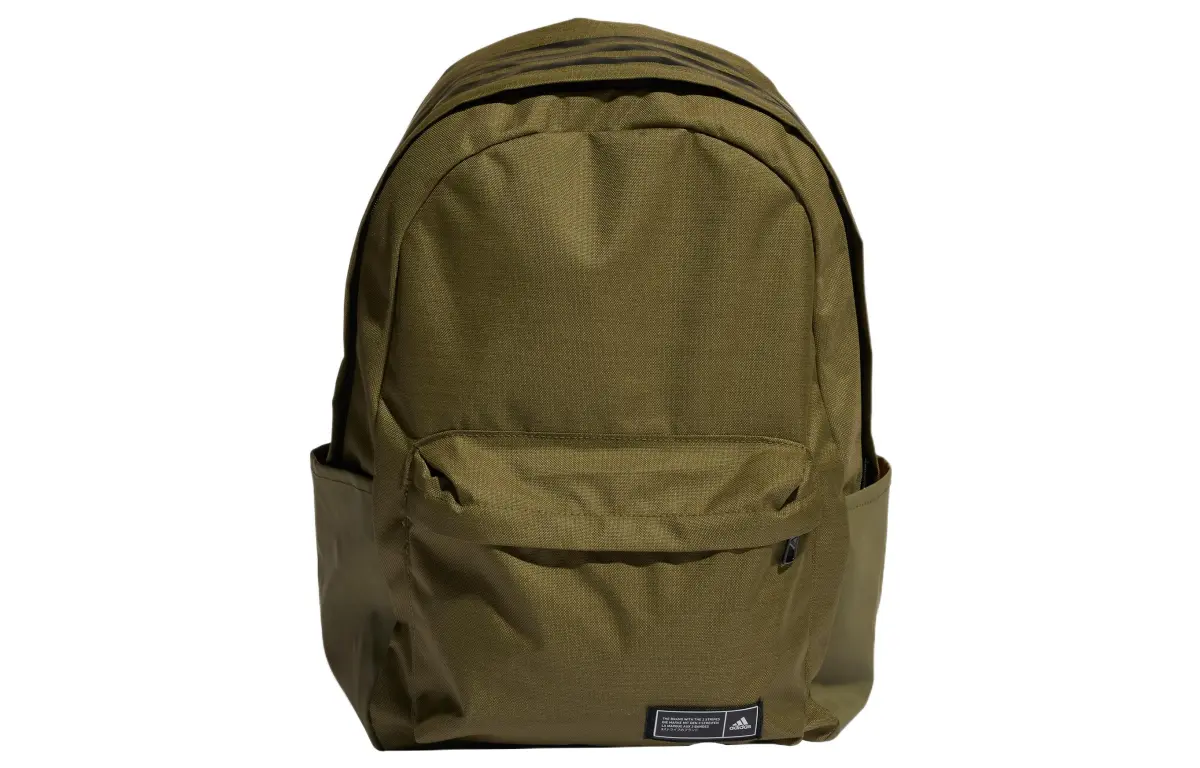 Adidas Recycled Polyester Backpacks Unisex Dark Olive Green