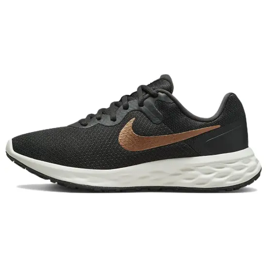 Nike REVOLUTION 6 Running Shoes Women's Low-top Black/Gold