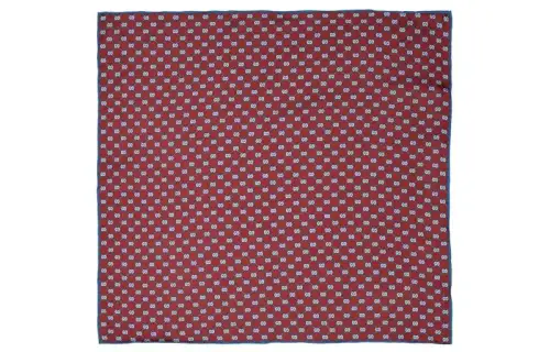 GUCCI GG Monogram Silk Scarf Men's Red