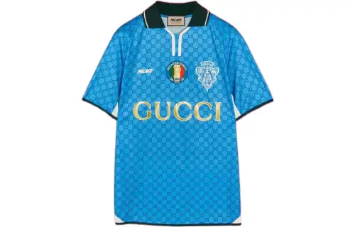 GUCCI X Palace Printed Football Technical Jersey T Shirt
