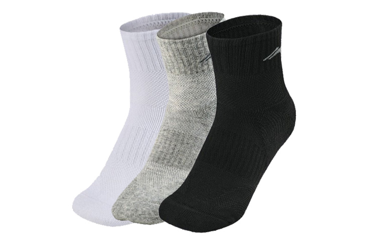Li Ning Crew Socks Unisex Combo Set