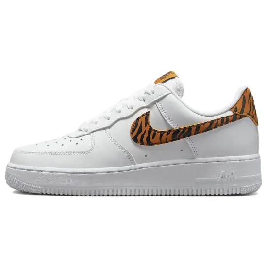 Nike Air Force 1 Skateboarding Shoes Women's Low-top White/Yellow/Black