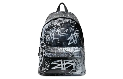 Balenciaga Explorer Sheepskin Backpack Regular Men's Multicolor