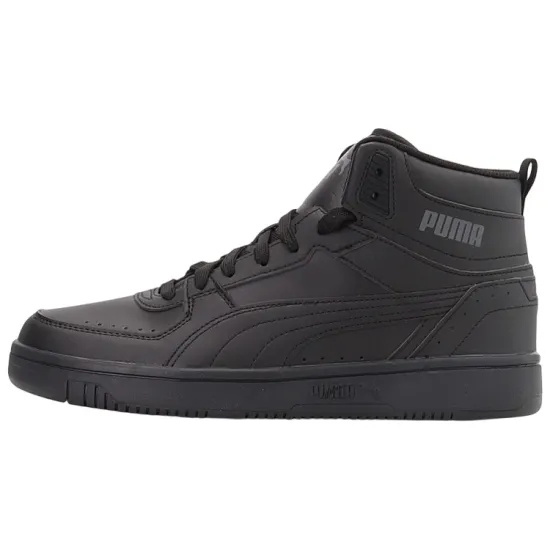 PUMA REBOUND Series Skateboarding Shoes Women's High-top Black