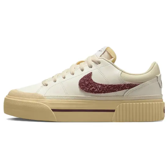 Nike Court Legacy Skateboarding Shoes Women's Low-top Grey/white
