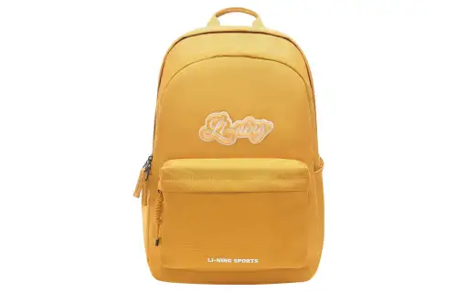 Li Ning Sportlife Fabric Backpack Regular Unisex Wheat Golden