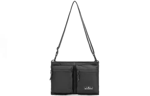 New Balance Fabric Shoulder Bag, Crossbody Bag Regular Unisex Black