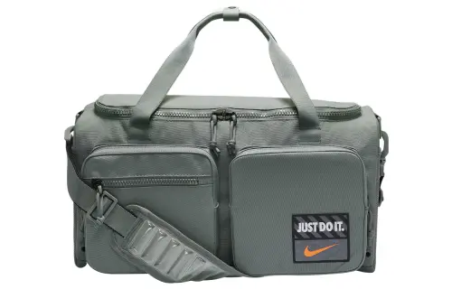 Nike Fabric Gym Bag, Travel Bag, Shoulder Bag, Crossbody Bag, Handbag Regular Unisex Smoke Gray