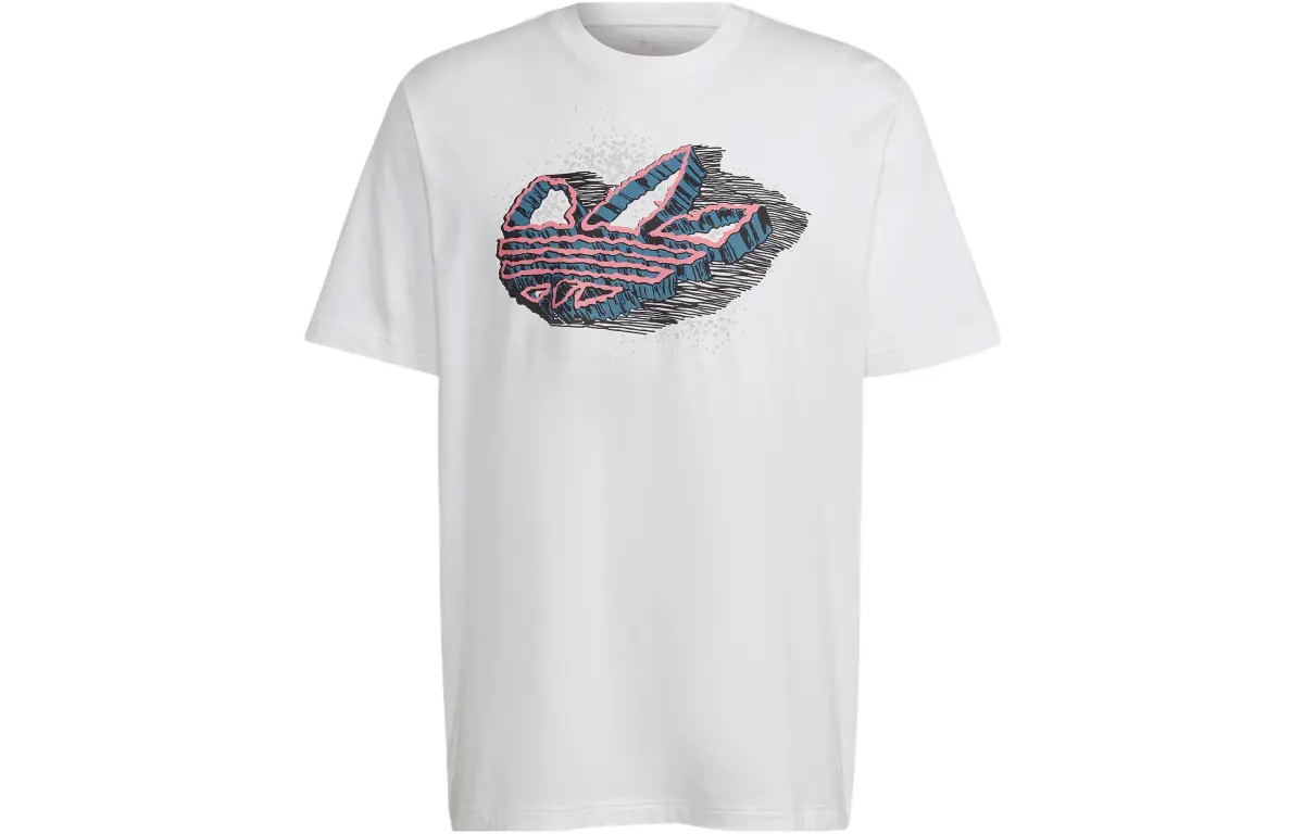 Adidas Originals Rekive SpeedTrefoil Graphic T Shirt Men's White
