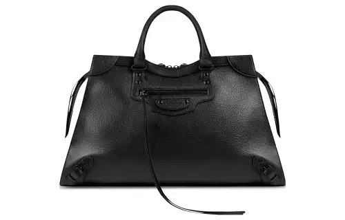 Balenciaga Neo Classic Grain Calfskin Handbag Large Women's Black