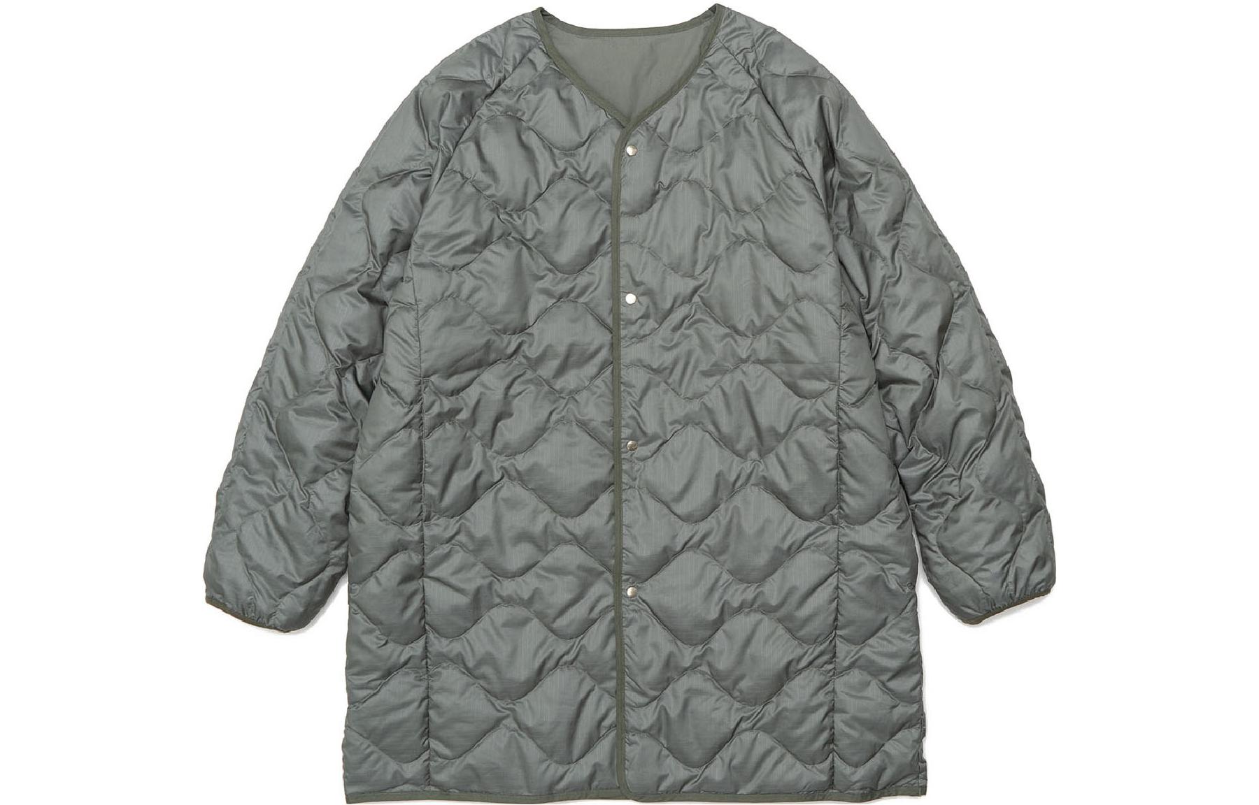 Мужская куртка nanamica REVERSIBLE DOWN COAT (черная) — Черный — фото 2