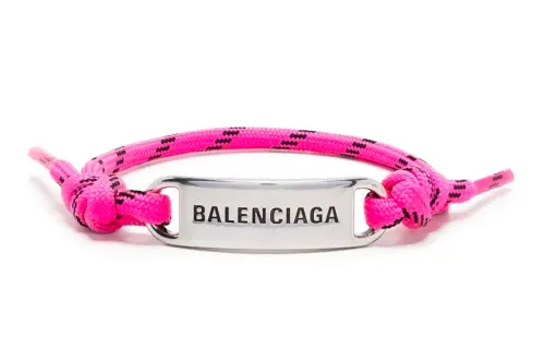 【Previous Season】engraved-plate rope bracelet
