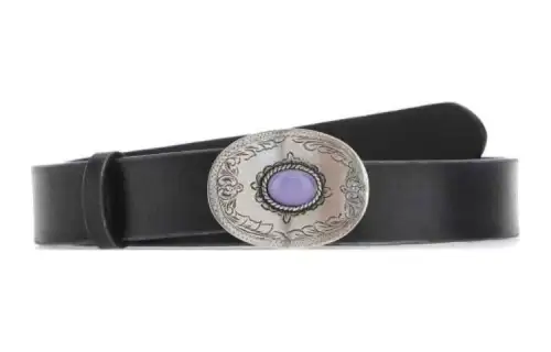 Golden Goose Gemstone embellished Leather Belt