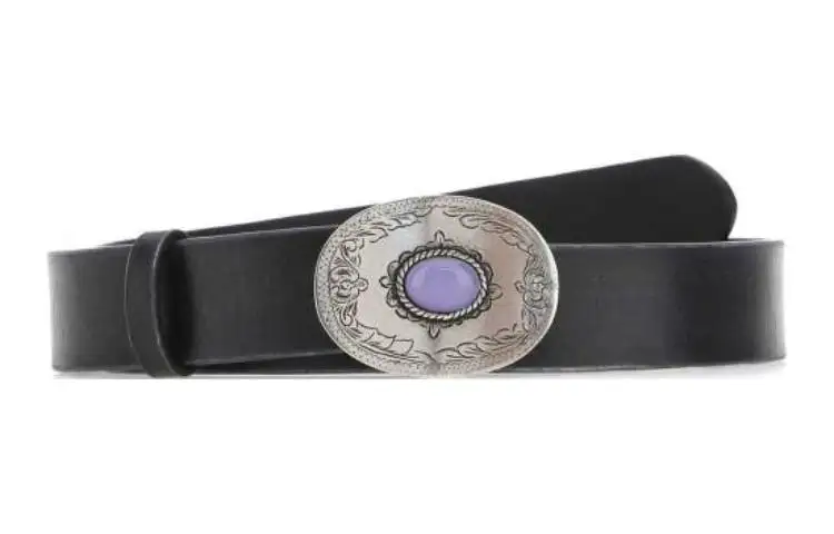 Golden Goose Gemstone embellished Leather Belt