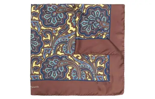 Maison Margiela Paisley-print Silk Scarf