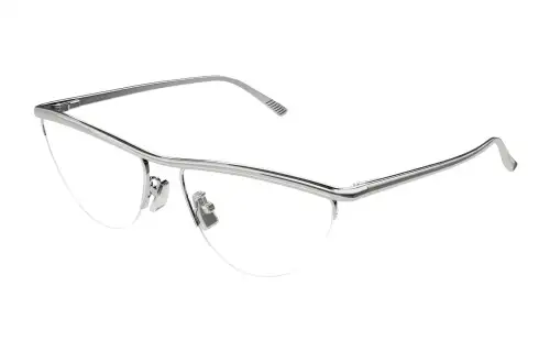 Bottega Veneta Prescription Glasses Women's Silver