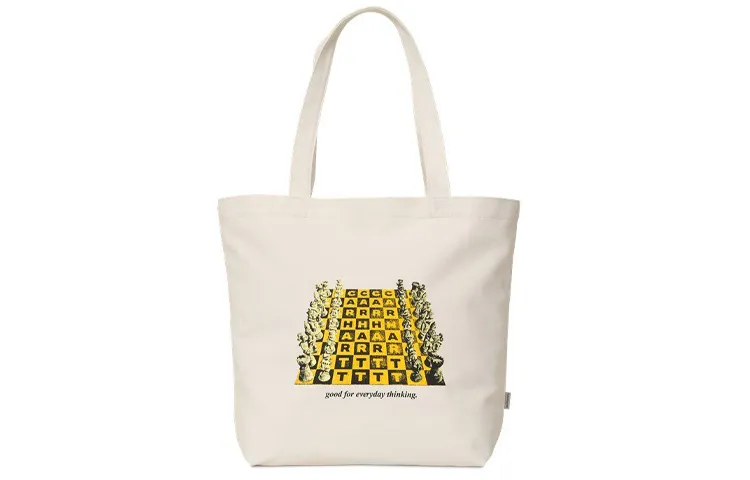 Carhartt Canvas Tote Bag, Shopping Bag, Shoulder Bag, Handbag Regular Unisex Natural