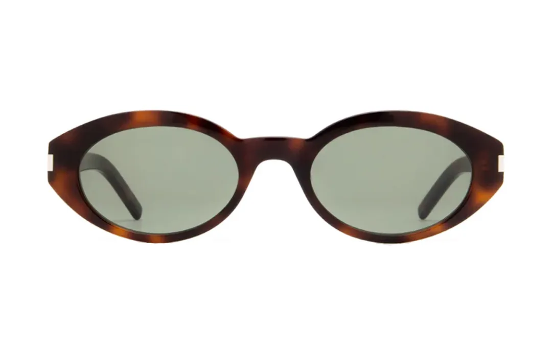 SAINT LAURENT Eyewear Oval Frame Sunglasses