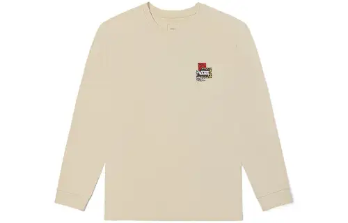 Vans T Shirts Unisex Apricot Crew Neck Moderate