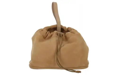 Loro Piana Suede Clutch Mini Women's Brown