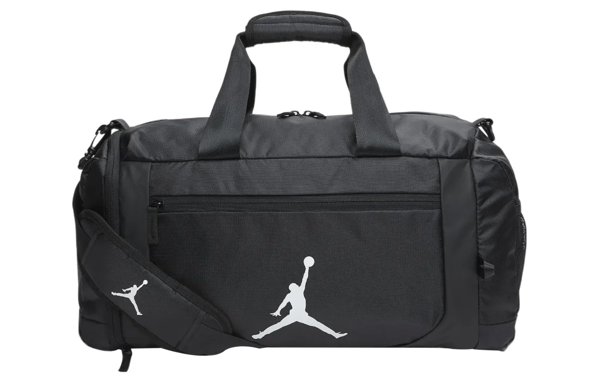 Jordan Polyester Shoulder Bag, Crossbody Bag, Handbag, Gym Bag Large Unisex Black