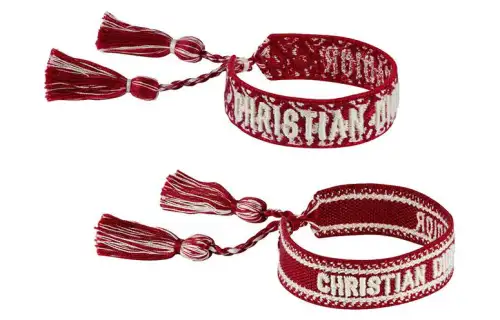 DIOR Wristband Women's Burgundy