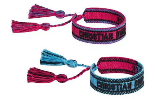 DIOR Wristband Women's Bright Pink/blue
