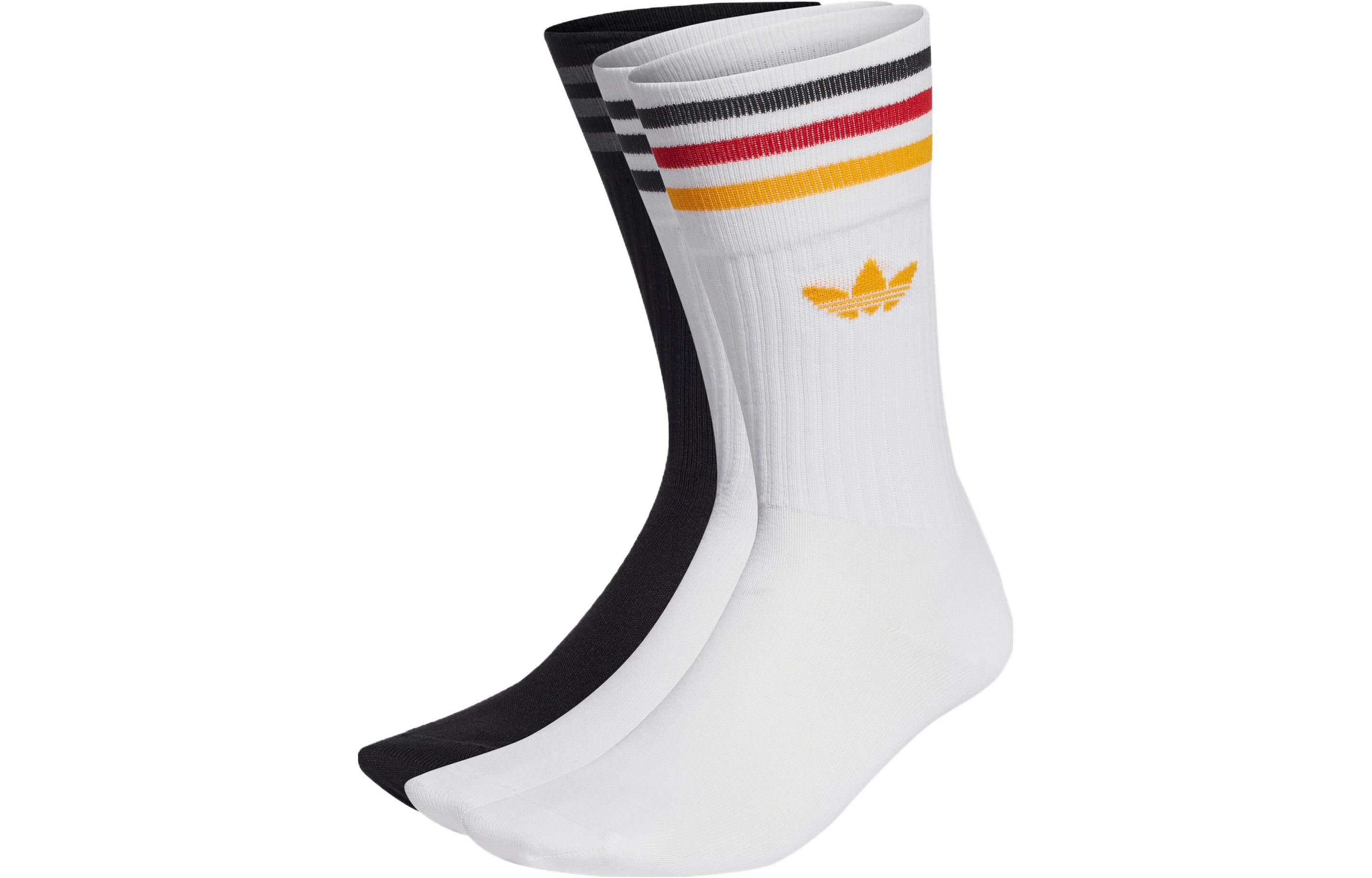 Adidas Originals Solid Crew Sock Crew Socks Unisex 3 Pack