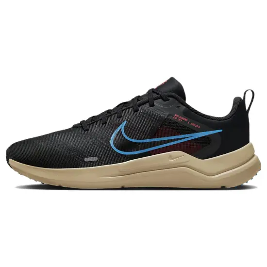 Nike Downshifter 12 Running Shoes Men Low-top Black/Blue/m