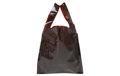 Maison Margiela PVC Combo Bag, Shopping Bag, One Shoulder Handbag Men's Burgundy
