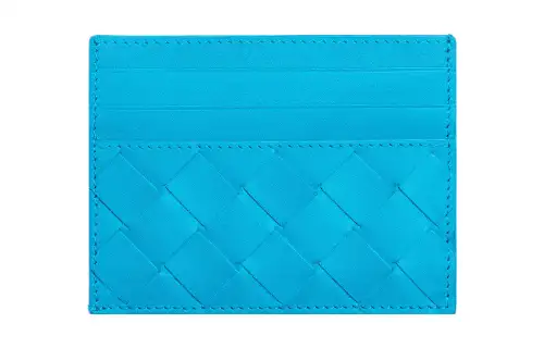 Bottega Veneta Intrecciato Card Case Pool