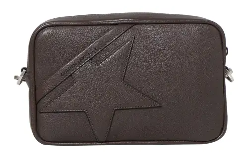 Golden Goose Calfskin Crossbody Bag, Shoulder Bag Women's Taupe