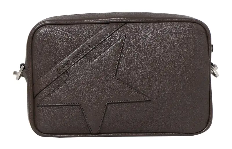Golden Goose Calfskin Crossbody Bag, Shoulder Bag Women's Taupe