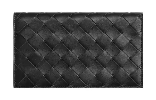 Bottega Veneta Cow Leather Storage Bag Eyeglass Pouch Men's Black