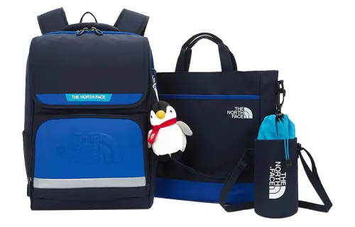 THE NORTH FACE The North Face Zip Closure Polyurethane Backpack Men's Blue Black