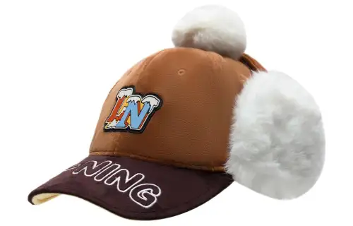 Li Ning Baseball Caps Kids Brown
