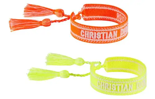 DIOR Wristband Women's Green/Orange