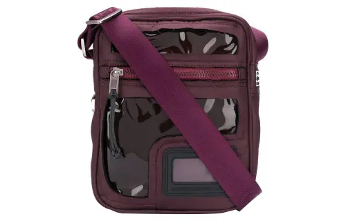 Maison Margiela Polyester Crossbody Bag, Shoulder Bag Men's Burgundy