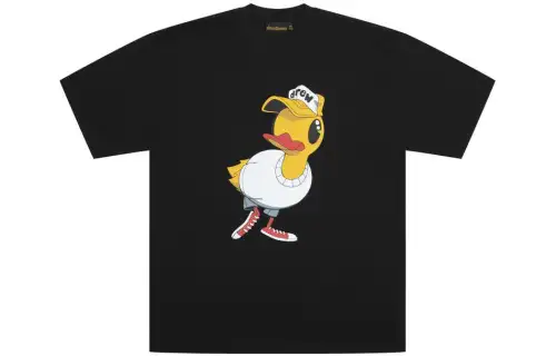 Drew house T Shirts Unisex Black Crew Neck Moderate Straight Fit