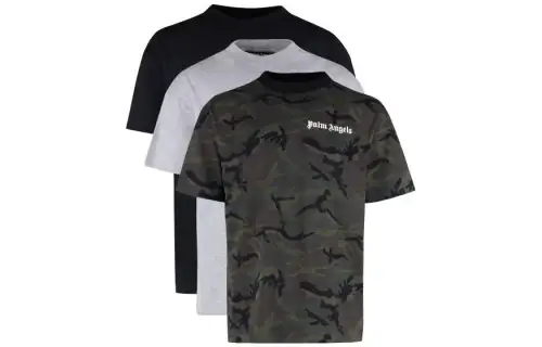 Palm Angels three-pack logo-print T-shirts