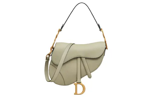 DIOR Saddle Calfskin Saddle Bag, Shoulder Bag, Crossbody Bag, Handbag Women's Green