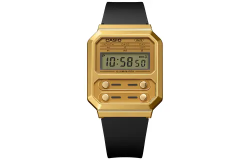 CASIO Unisex VINTAGE Series 40.7mm Gold Watch A100WEFG-9A