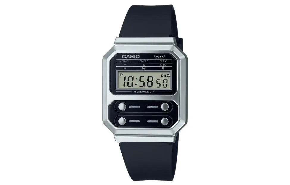 CASIO Unisex EDIFICE Black Watch A100WEF-1A