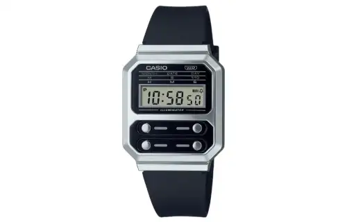 CASIO Unisex EDIFICE Black Watch A100WEF-1A