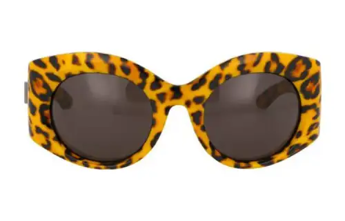 Bold round-frame sunglasses